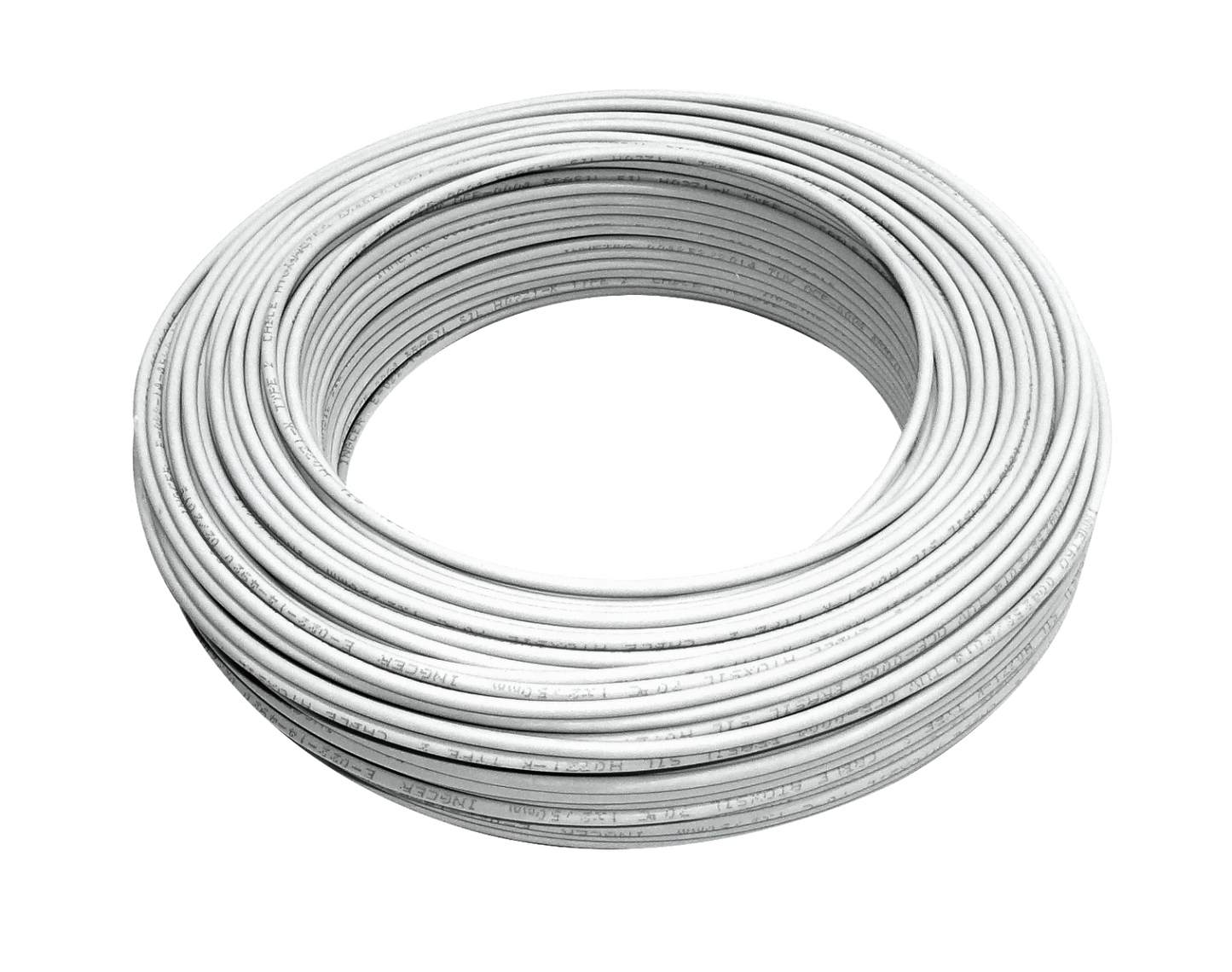 HZ25W EVA H07Z-1 2,5MM Cable Eléctrico Multifilar Libre de Halógenos Blanco 100 metros 750V Brasil