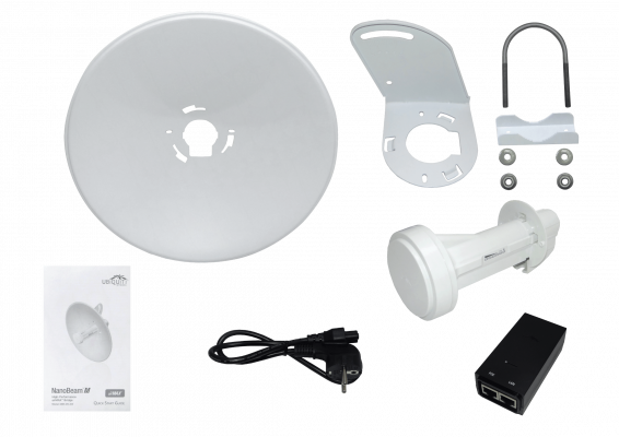PBE-M2-400 UBIQUITI 1-100 18dBi 2,4GHz 400mm PowerBeam incluye-PoE24V