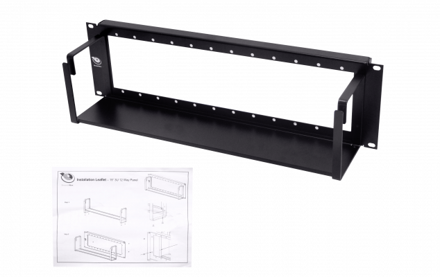 MTPHD3U122 BRANDREX 3U 12-Módulos Verticales Bastidor ODF Fibra 19-Pulgadas