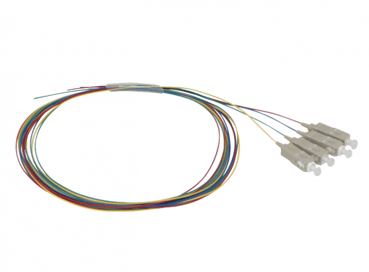 JFMC-4 SC/UPC OM1 Multimodo 1,5 Metros 4-Unidades Pigtail LSZH 62.5/125µm 0,9mm 150cm