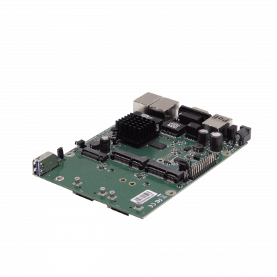 RBM33G MIKROTIK 880MHz 3-1000 2-SIM 2-MiniPCIe M.2/Ranura DB9 USB L4 105x150mm