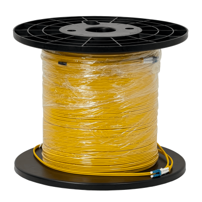 JFSLL300 Cable de Fibra Óptica 300 metros LC-LC Monomodo SM Dúplex Jumper 3.0mm Núcleo/Revestimiento 9/125um