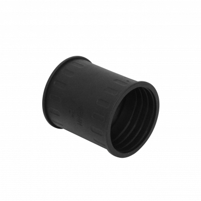 FLEP55-U Acoplador de Unión 55mm para Tubería Flexible Plástica Negra Corrugada