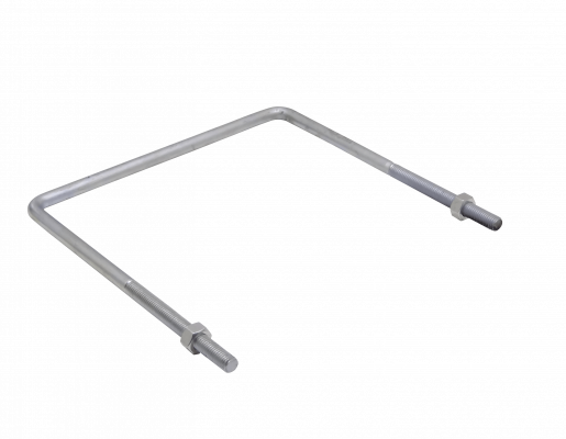 KTL0004 310x290x14x130mm Sujeción 9/16 AT para Poste con Tuercas de 22mm