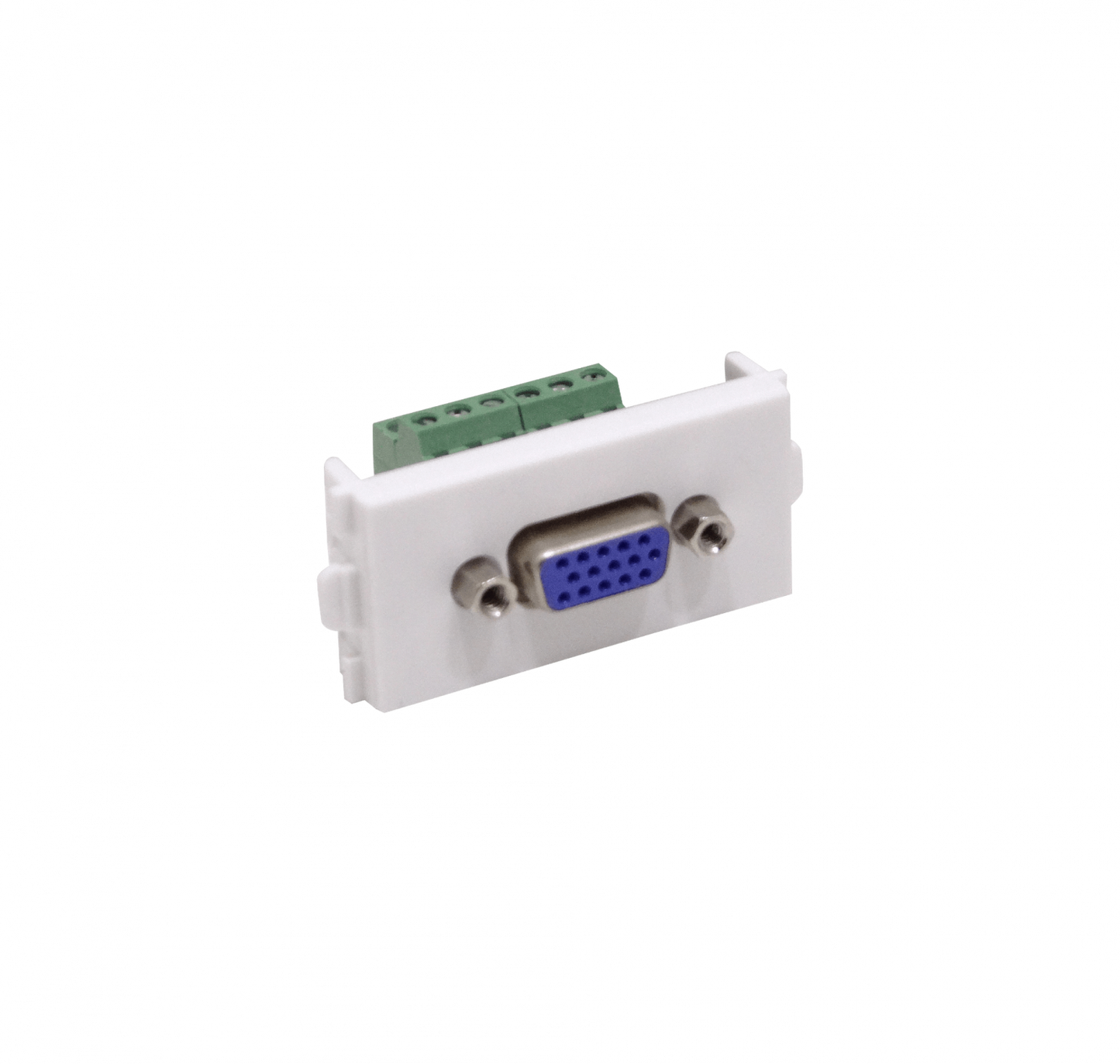 FQVR Módulo VGA DB15-Hembra-Tira-10p DE-15/HH HD15-3-Hileras para FQ1-FQ2-FQ3