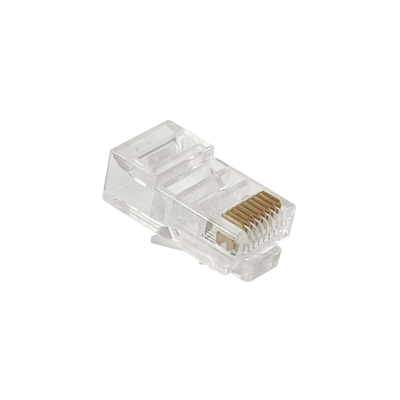 RJM-BC CAT5e Cable Multihilo RJ45 Bolsa 100 Conectores para Crimpar