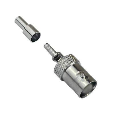 BH1C Hembra-BNC RG316 Conector Coaxial para Crimpar CA100 RG174