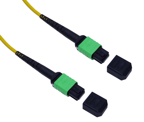 JFSMM3 3 metros MPO-MPO 12-Núcleos Tipo-B Monomodo SM Cable Óptico Fibra LSZH 9/125