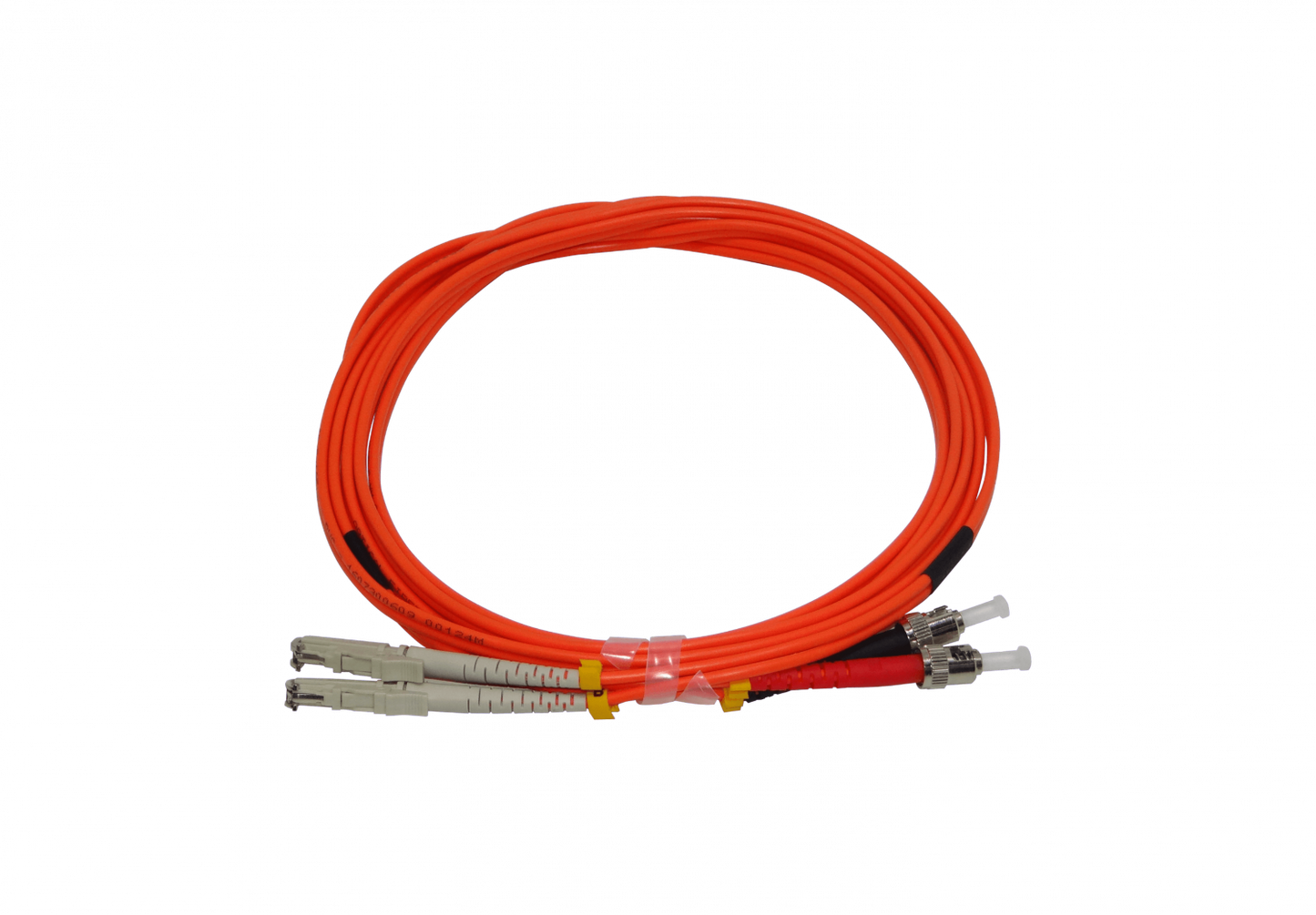 JFMET3 Latiguillo de Fibra Óptica Multimodo OM1 Dúplex 3 metros E2000/UPC a ST/UPC Núcleo 62.5/125µm