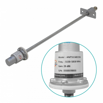 ANT-5830 Antena de Rejilla 29dBi 5GHz 5,15-5,85GHz 4ºx6º N-H-30cm Desarmable 60x90cm