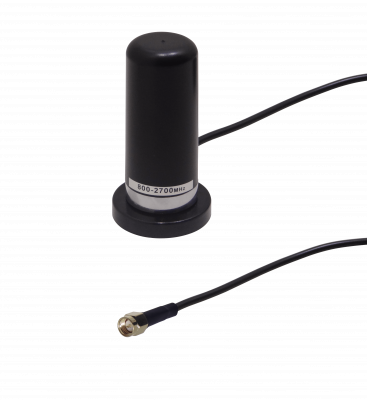 NMO-SMA-A Antena Omnidireccional 5dBi 824-960/1710-2700MHz 4G .SMA-M 3mt Base Magnética NMO