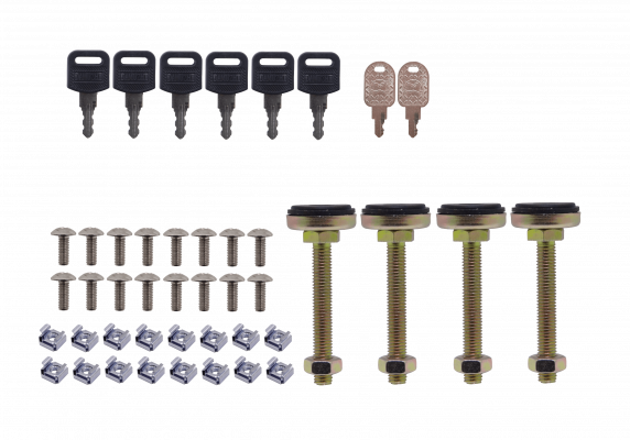 RK42-10VL LINKMADE Armario Rack 42U de 1000mm de Profundidad con PDU, Ventilación, Bandejas y Puerta Acristalada