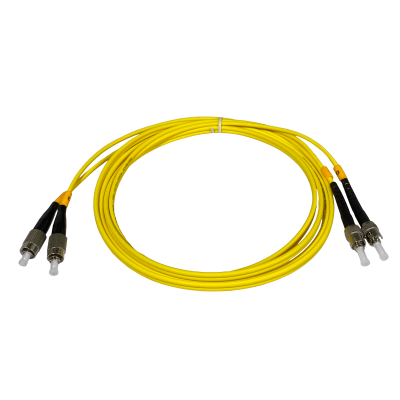 JFSTF2 Latiguillo de Fibra Óptica Monomodo Dúplex ST a FC 2 Metros 3.0mm 9/125µm LSZH