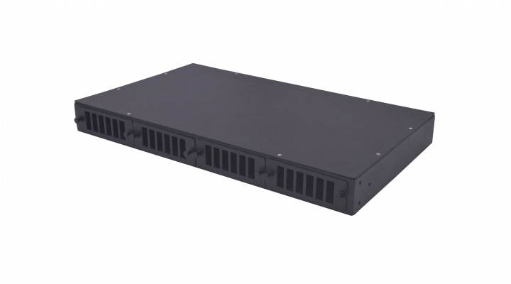 CFR96-LC1U LINKMADE Panel Fijo de Fibra Óptica de 1U para 96 Conectores LC y 48 SC, Requiere Acopladores Dobles y 4 Placas Ciegas