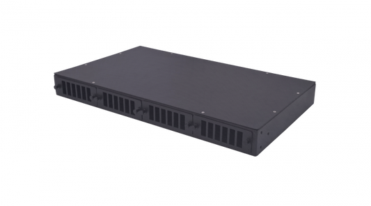 CFR96-LC1U LINKMADE Panel Fijo de Fibra Óptica de 1U para 96 Conectores LC y 48 SC, Requiere Acopladores Dobles y 4 Placas Ciegas
