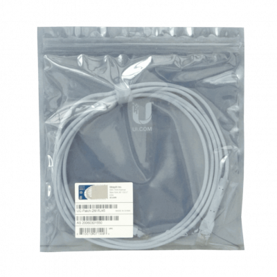 WUP-2 Cable de parcheo UBIQUITI blanco de 2 metros Cat6 RJ45 200cm U-Cable-Patch-2M-RJ45