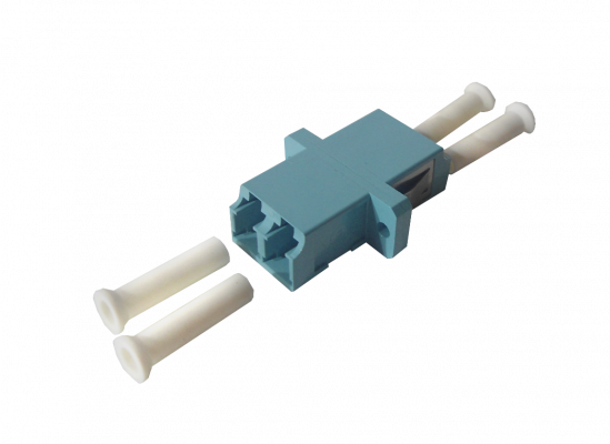 FA3LD LC-LC Aqua OM3 Dúplex Acoplador para Fibra Adaptador para Panel-CL/Caja