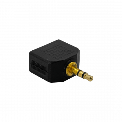 MA-320 MACROTEL Divisor-Audio 2-Conector-3,5mm-Hembra 1-Clavija-3,5mm-Macho ESTÉREO Acoplador Auricular-1/8