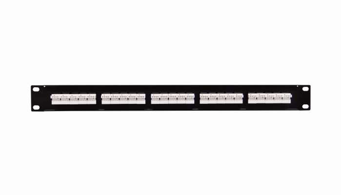 PP325 CAT3 25-RJ11 6P4C Patch Panel 1U Telefonia