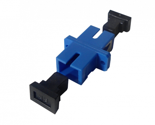 FASC SC-SC Azul SM SX-Simplex Copla p/Fibra Adaptador p/Cabecera-CL/Caja