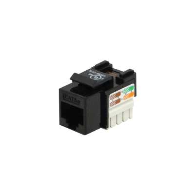 KP5NL LINKMADE Negro Cat5E U/UTP Jack Keystone Ponchable Conector Hembra RJ45
