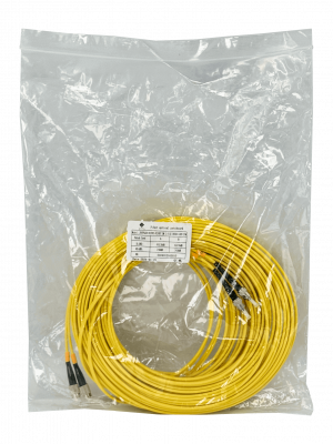 JFSTF25X Cable de Interconexión de Fibra Óptica Monomodo SM Simplex ST-FC de 25 metros, 3.0mm de diámetro, 9/125µm, con cubierta LSZH
