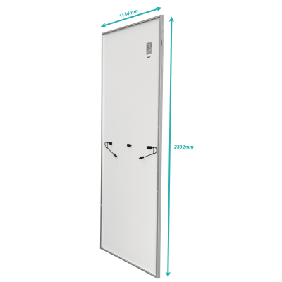 MONO-620W Panel Solar Monocristalino 620W 45Vmp 144 Celdas Monofacial con Conectores MC4