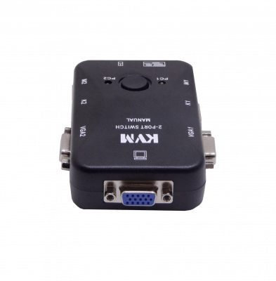 KVM-K02S KVM 2-Puertos-PS2-VGA necesita-Cables no-necesita-Fuente-Alimentación