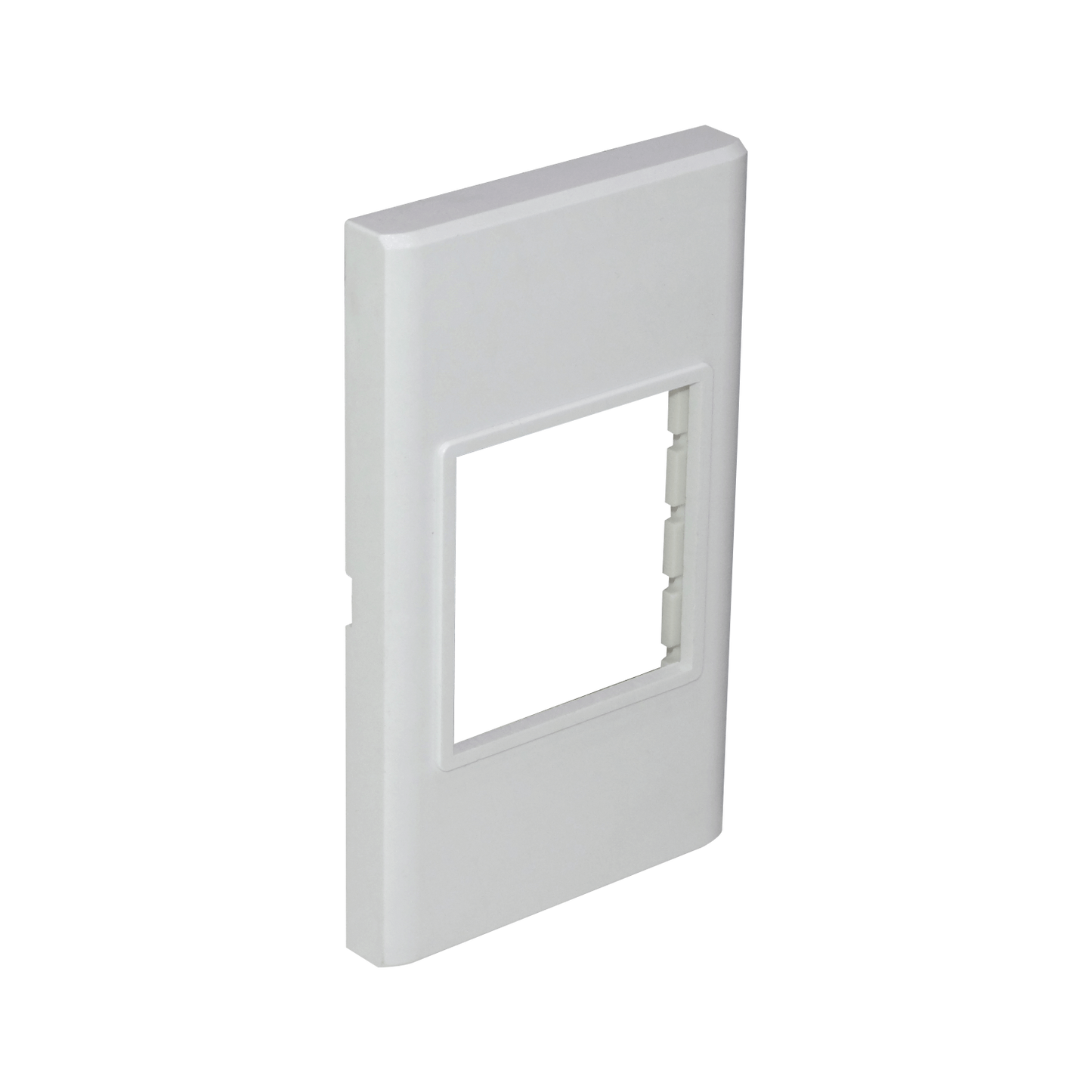 FQ2 2-Módulos Placa de Pared 120x70mm Blanca Marco Multimedia LY-116