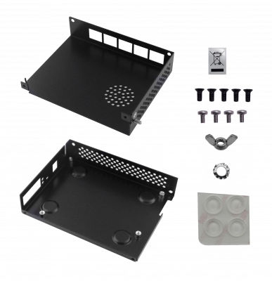 CA150 Carcasa metálica de interior MIKROTIK compatible con RB450, RB450G y RB850GX2