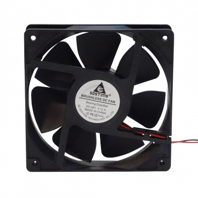 VENT-48 Ventilador 120x120x25mm 48VCC 0,12A 3500RPM Cojinete de Turbina GDA12025