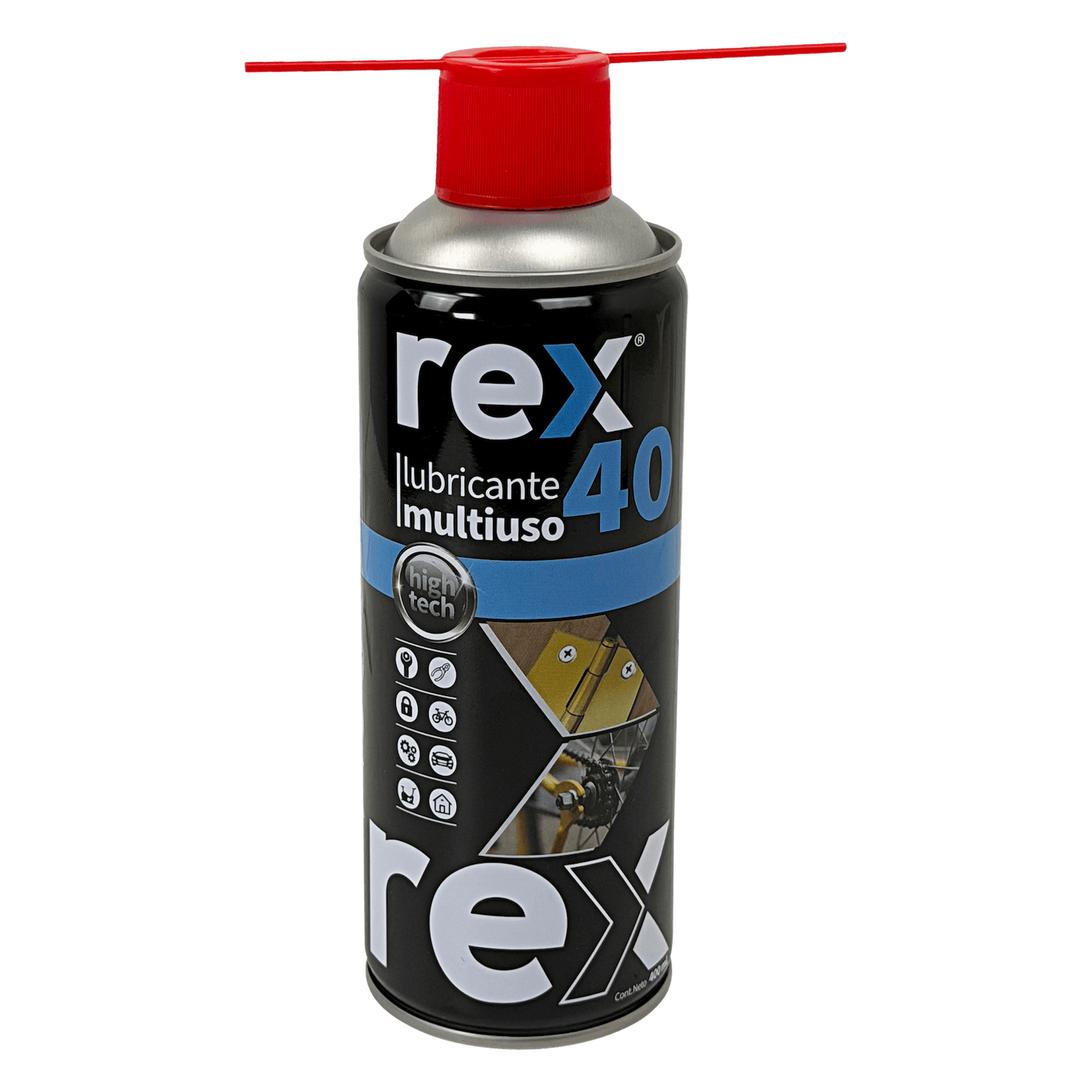 REX-40-400 REX Aerosol Lubricante 400ml CO2 Antioxidante REX-40