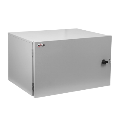 RK6-3PE. ALGCOM Armario rack exterior IP54 6U 320x340mm para poste o pared galvanizado
