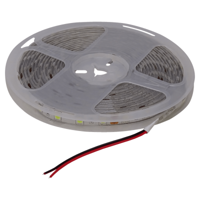 CINTA-SMD Tira LED IP65 5metros 24V 2A 60-LEDs/metro SMD5050 Blanco Frío segmentos-c/10cm