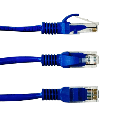 CPA-30C 30mt Azul PatchCord 1-unid CAT5E UTP CCA-Aleacion RJ45 Inyectado