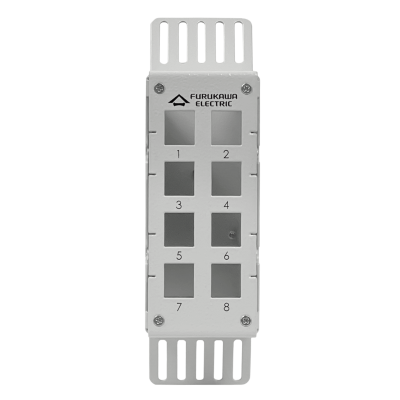 PPF-8DIN FURUKAWA Req-8-Keystone Patch Panel Riel-Din Vacio Metal 8P 35150333