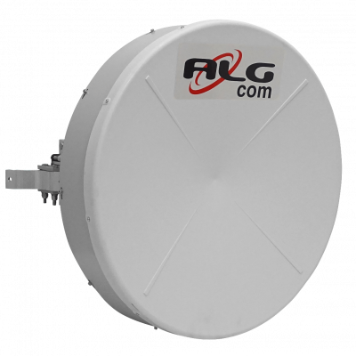 UHX-30 ALGCOM ISO+RAD 5GHz 0,6m 28-31dBi 6GHz 4,9-6,4GHz 2x2 2-N-H Radiante
