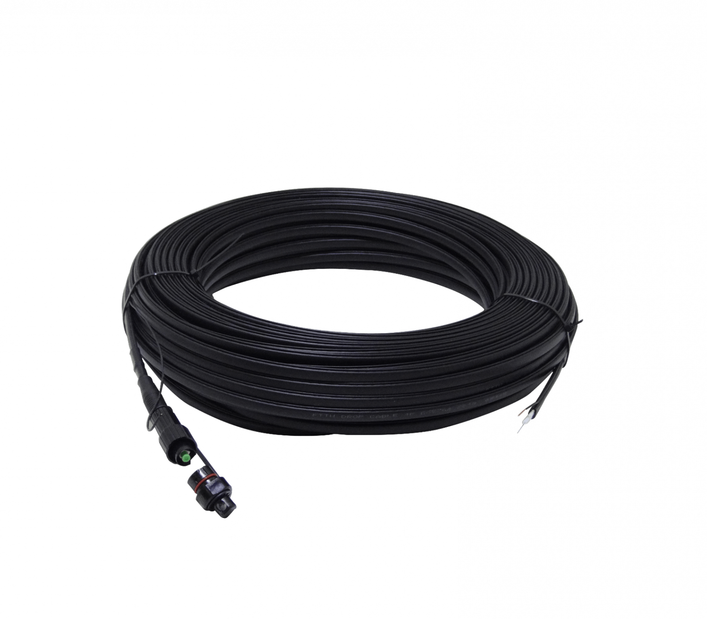 JXSX60 Pigtail Monomodo G657A2 SM de 60 metros con 1 Conector OptiTap-SC/APC para Cable de Exterior