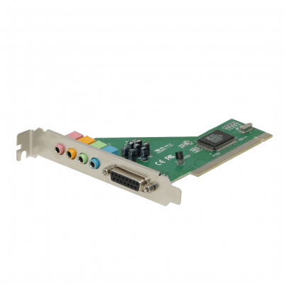 PCI-SND Placa de Audio 4.1 PCI-Legacy 4-3,5MM-H 1-DB15-H 2-hileras 8738/PCI-X