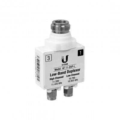 AF-11FX-DUP-L UBIQUITI 10,7-11,0/11,2-11,5GHz 2-SMA-M 1-N-H Multiplexor para AF-11