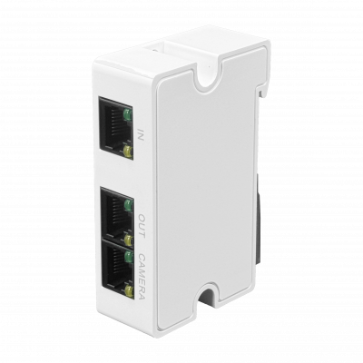 PFT1300 DAHUA Extensor Mini Switch 1-100/in 2-100-Poe/out Cascada Riel-DIN