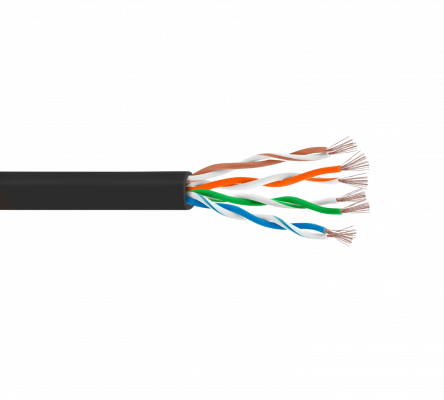 CPN-10L LINKMADE 1MT CAT5E NEGRO LSZH CABLE DE CONEXIÓN MOLDEADO MULTIHILO