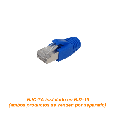 RJC-7A Azul 8,5mm-calibre para RJ45-CAT7 50-Fundas Protectoras