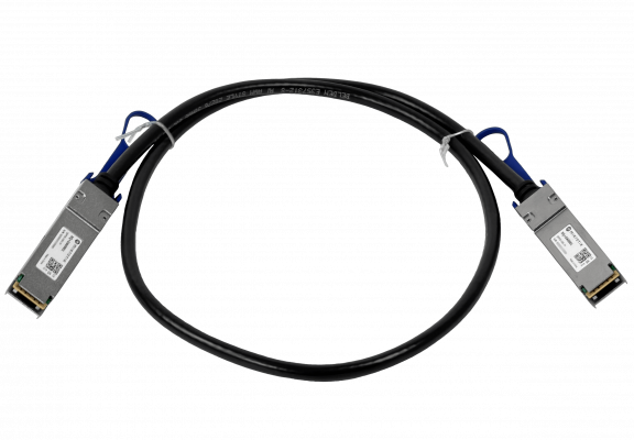 XQ+DA0001 MIKROTIK 1mt QSFP28-100G Cable de Interconexión Directa Backbone DAC Cobre 30AWG PVC