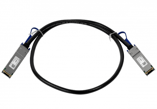 XQ+DA0001 MIKROTIK 1mt QSFP28-100G Cable de Interconexión Directa Backbone DAC Cobre 30AWG PVC