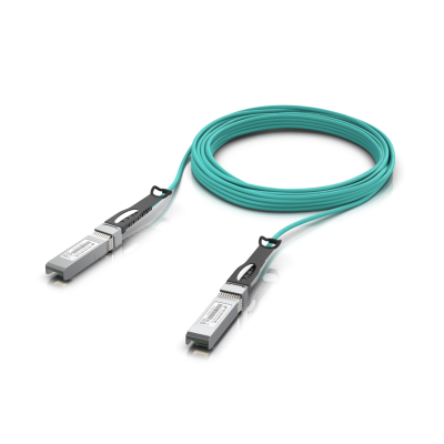 UA1-10 Cable de fibra óptica multimodo de conexión directa UBIQUITI 10m SFP+ 10Gbps calibre 3mm modelo UACC-AOC-SFP10-10M