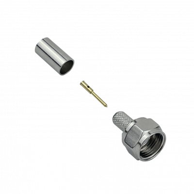 FM2C Conector Macho F Compresible para Cable LMR195 RG58 Serie-195