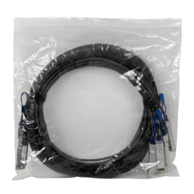 XQ+BC0003-XS+ MIKROTIK Latiguillo QSFP28-100G a 4x SFP28-25G 3 metros bifurcación 1x100G-4x25G