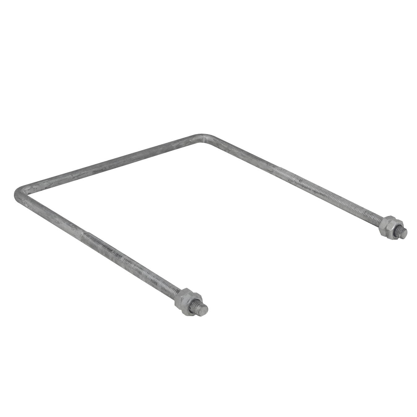 KTL0035 255x285x13x160mm 4xHexagonal-21mm Abrazadera 1/2 BT para Poste