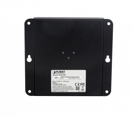 WGS-803 PLANET 8-1000 Conmutador Industrial no-Gestionado Plano/CarrilDIN req/12-48VDC IP30